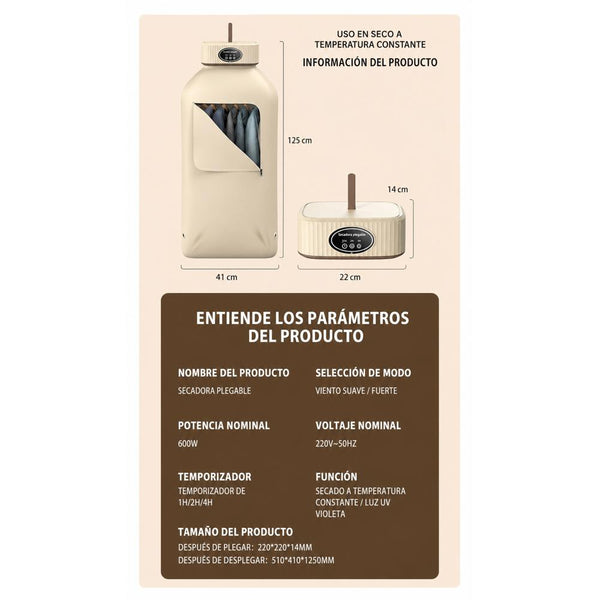 Mini Secadora Portátil